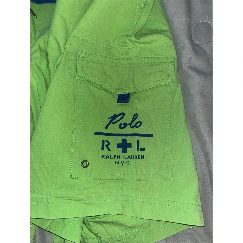 Polo By Ralph Lauren Shorts Mens XL Green Lined Swim Swimmer Quick Dry